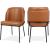 Jagger Faux Leather Dining Chair with Iron Legs