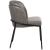 Jagger Faux Leather Dining Chair with Matte Black Iron Legs