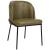 Jagger Faux Leather Dining Chair with Matte Black Iron Legs