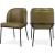 Jagger Faux Leather Dining Chair with Matte Black Iron Legs