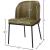 Jagger Faux Leather Dining Chair with Iron Legs