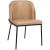 Jagger Faux Leather Dining Chair with Matte Black Iron Legs