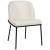 Jagger Faux Leather Dining Chair with Matte Black Iron Legs