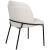 Jagger Faux Leather Dining Chair with Matte Black Iron Legs