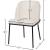 Jagger Faux Leather Dining Chair with Matte Black Iron Legs