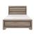 Beechnut Wood/Wood Veneer Panel Bed, King Size