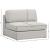 Beckham Linen Modular Armless Chair