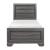 Beechnut Wood/Wood Veneer Panel Bed, Twin Size
