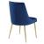 Karina Velvet Dining Chair with Polished Gold Metal Frame