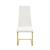 Montclair Leatherette Side Chair with Metal Base
