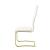 Montclair Leatherette Side Chair with Metal Base