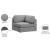 Beckham Linen Modular Corner Chair