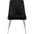 Karina Velvet Dining Chair with Polished Metal Frame