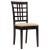 Kelso Fabric/Wood Lattice Back Dining Chair