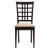 Kelso Fabric/Wood Lattice Back Dining Chair