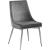 Karina Velvet Dining Chair with Polished Metal Frame