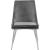 Karina Velvet Dining Chair with Polished Metal Frame