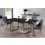 Karina Velvet Dining Chair with Polished Chrome Metal Frame