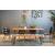 Sherman Solid Acacia Wood Rectangular Dining Table with Hairpin Metal Legs