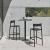Skin Plastic Stackable Outdoor Counter Stool