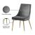 Karina Velvet Dining Chair with Polished Chrome Metal Frame