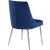 Karina Velvet Dining Chair with Polished Chrome Metal Frame