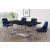Karina Velvet Dining Chair with Polished Chrome Metal Frame