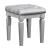 Allura Leatherette Vanity Stool