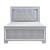 Allura Leatherette/Faux Alligator LED Panel Bed, Full Size
