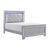 Allura Leatherette/Faux Alligator LED Panel Bed, King Size