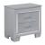Allura Leatherette/Faux Alligator LED Panel Bedroom Set