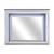 Allura Leatherette/Faux Alligator Mirror w/ LED Light