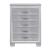Allura Leatherette/Faux Alligator LED Panel Bedroom Set