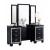 Allura Leatherette/Faux Alligator LED Panel Bedroom Set