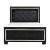 Allura Leatherette/Faux Alligator LED Panel Bed, Queen Size