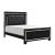 Allura Leatherette/Faux Alligator LED Panel Bed, Queen Size