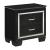 Allura Leatherette/Faux Alligator LED Panel Bedroom Set