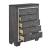 Allura Leatherette/Wood Veneer LED Panel Bedroom Set