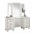Allura Leatherette/Faux Alligator LED Panel Bedroom Set