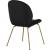 Paris Velvet Dining Chair with Polished Gold Metal Frame