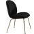 Paris Velvet Dining Chair with Polished Metal Frame