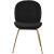 Paris Velvet Dining Chair with Polished Gold Metal Frame
