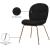Paris Velvet Dining Chair with Polished Gold Metal Frame