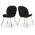 Paris Velvet Dining Chair with Polished Metal Frame