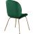 Paris Velvet Dining Chair with Polished Gold Metal Frame