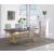 Conway Wood Rectangular Dining Table with X-Trestle Base