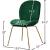 Paris Velvet Dining Chair with Polished Metal Frame