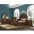 Antoinetta Leatherette/Wood/Wood Veneer Panel Bedroom Set