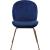 Paris Velvet Dining Chair with Polished Gold Metal Frame