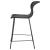 McKinley Faux Rattan Counter Stool with Metal Base